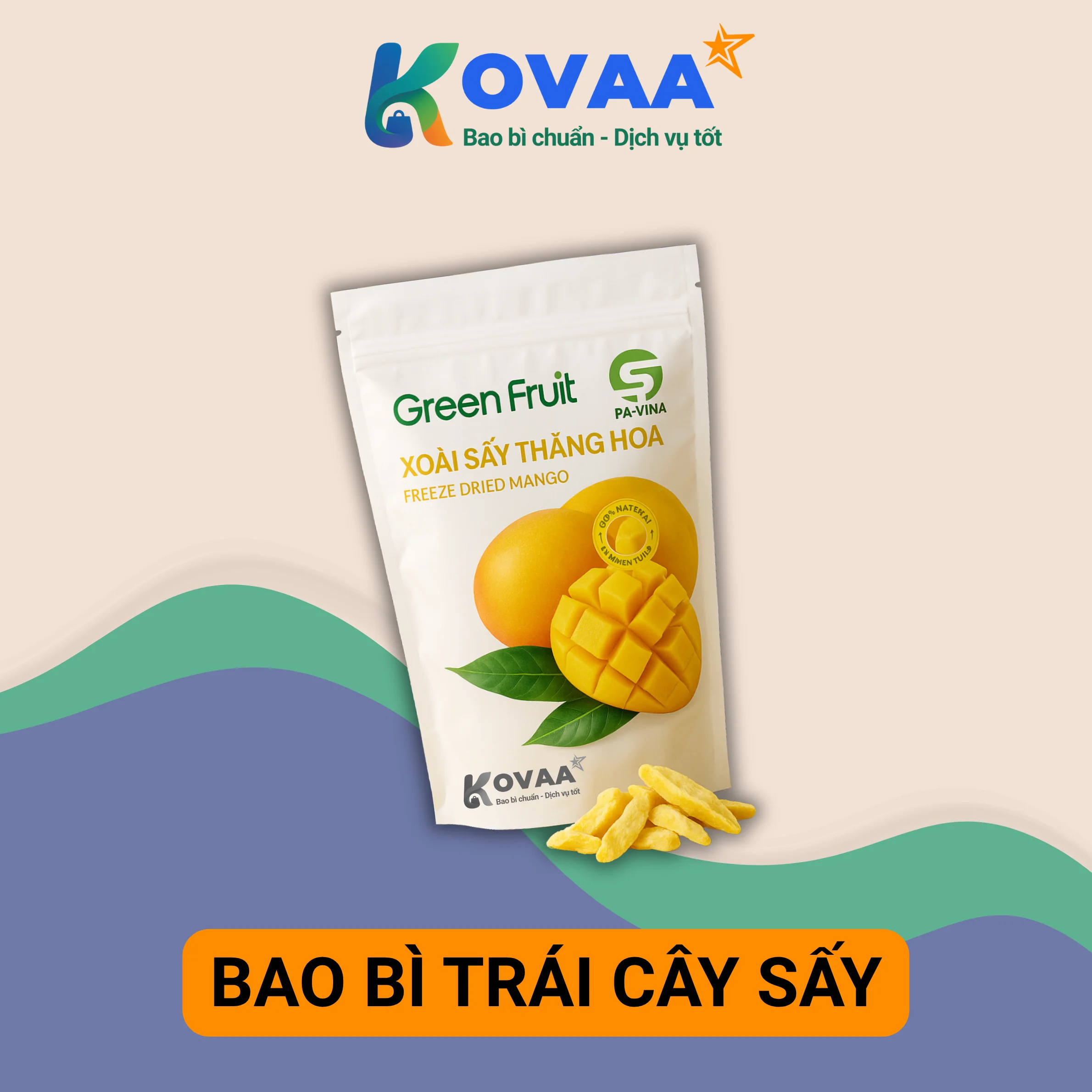Bao bì trái cây sấy