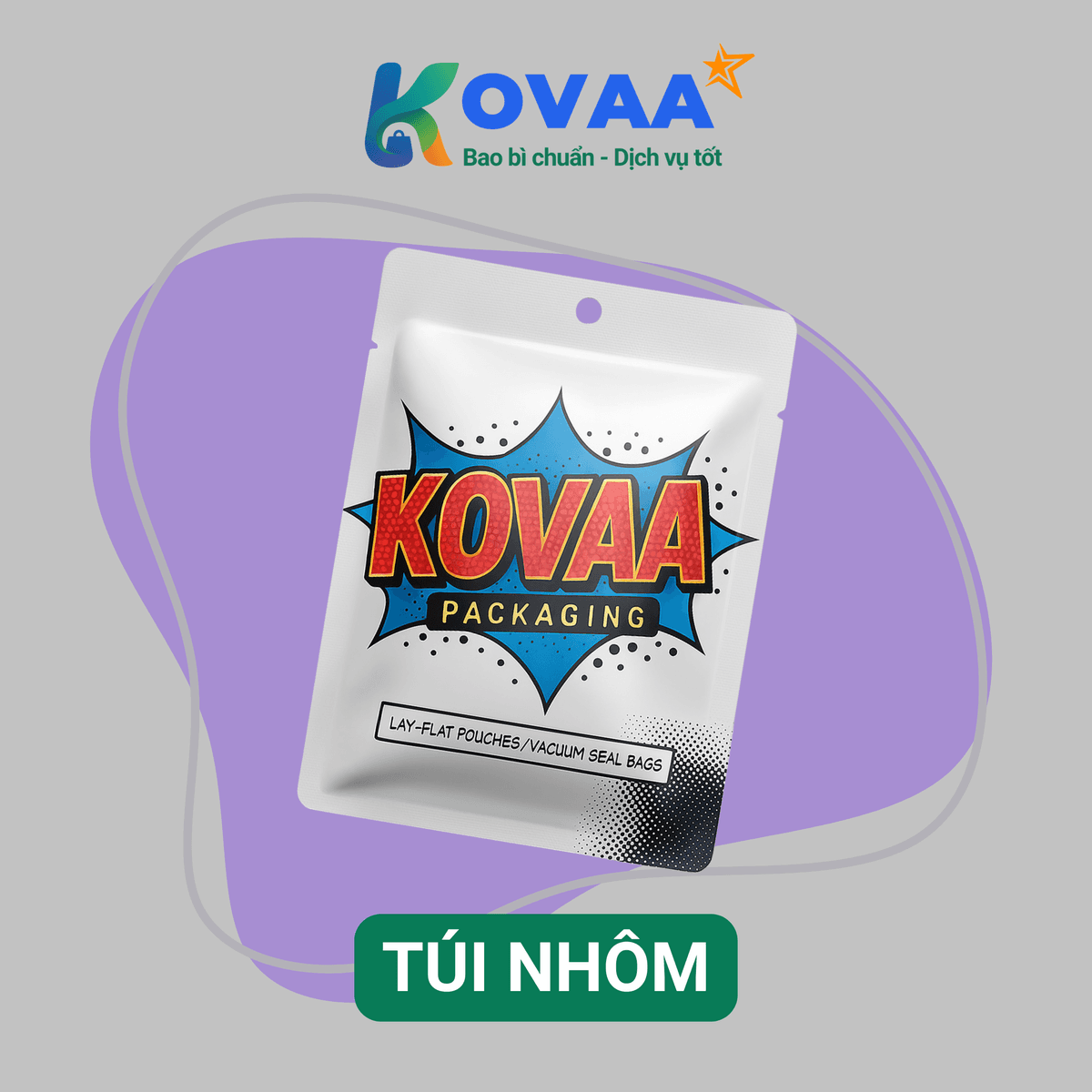 Túi nhôm bảo quản thực phẩm chống ẩm, chống oxy hóa hiệu quả