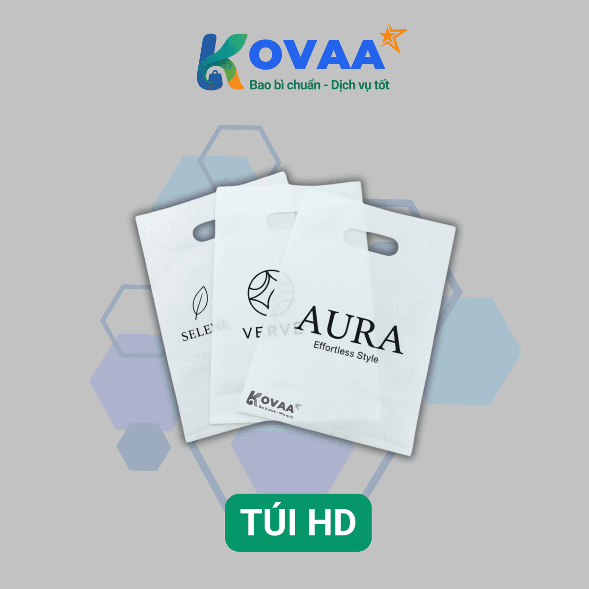 túi HDPE nilon bền chắc dễ chịu lực