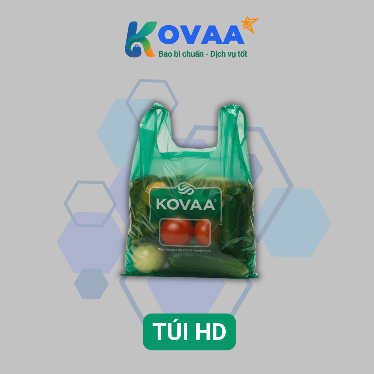 Túi HDPE quai xách tiện lợi cho siêu thị và cửa hàng