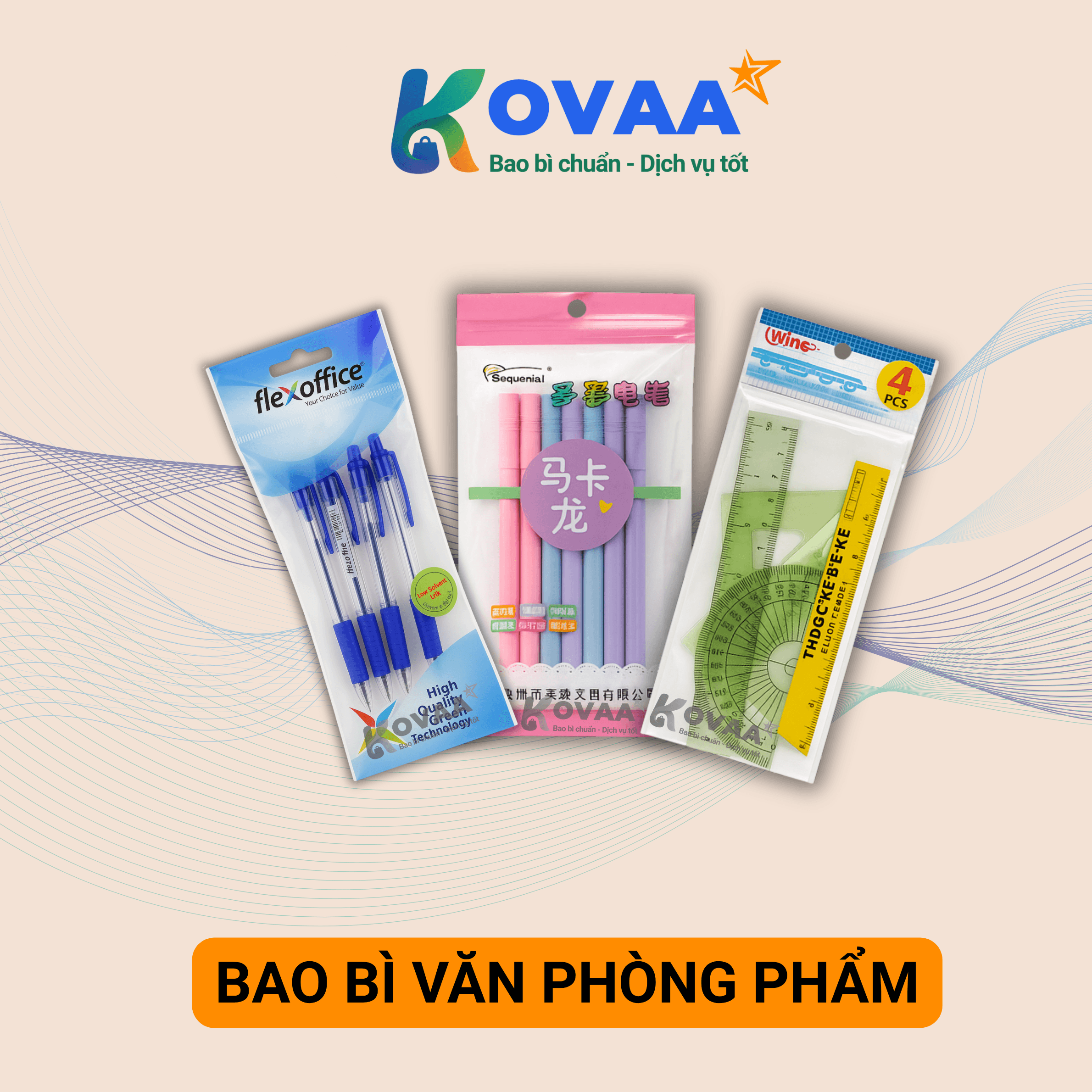Bao bì văn phòng phẩm