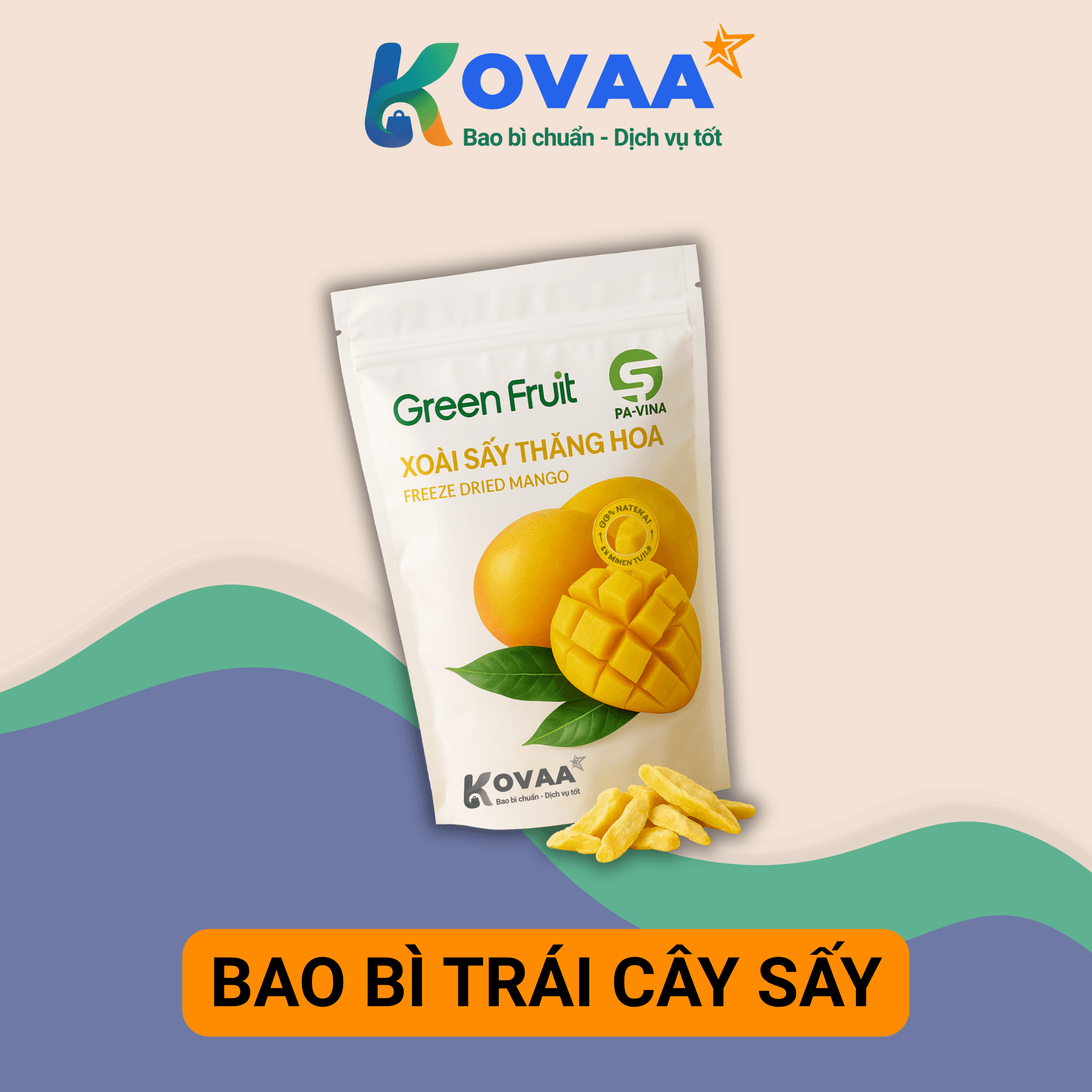 Bao bì trái cây sấy