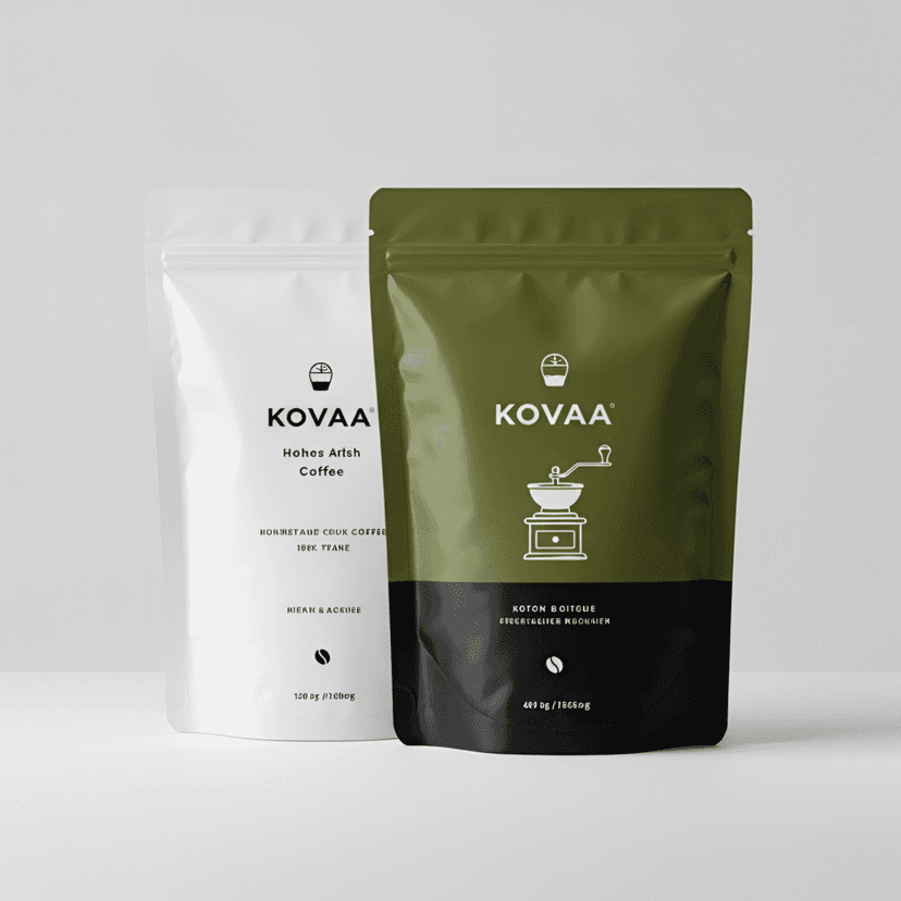 3 lưu ý quan trọng khi chọn mua bao bì cà phê giúp nâng tầm thương hiệu 2 Túi zipper đựng cafe kovaa – bảo quản thơm ngon, thiết kế sang trọng