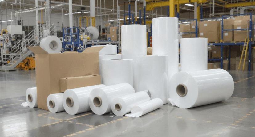 Cuộn màng máy đóng gói tự động: 4 bước sản xuất và ứng dụng chính 2 Cuộn màng máy đóng gói tự động chất lượng cao, dùng trong dây chuyền sản xuất công nghiệp, màng ghép phức hợp bảo quản thực phẩm an toàn và tăng hiệu suất đóng gói